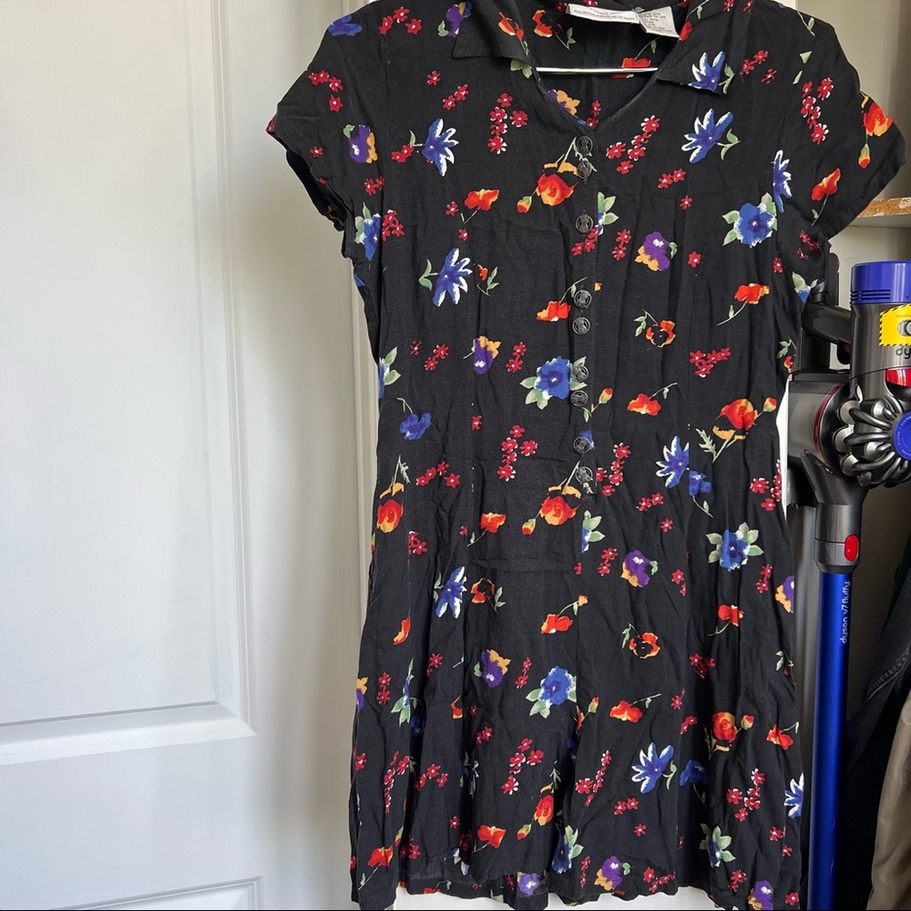 Vintage floral romper